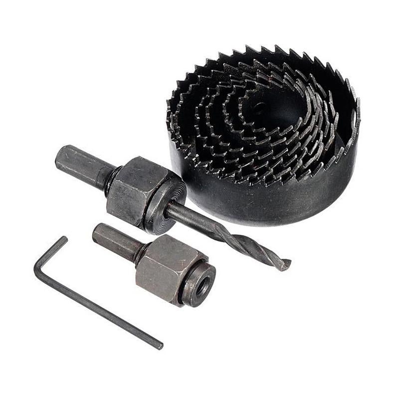 JON BHANDARI WOOD HOLE SAW 8PCS BLACK W-011-A