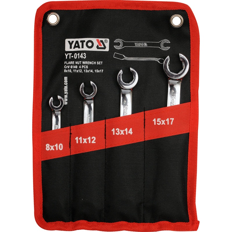 YATO YT-0143 FLEXIBLE FLARE NUT WRENCH SET