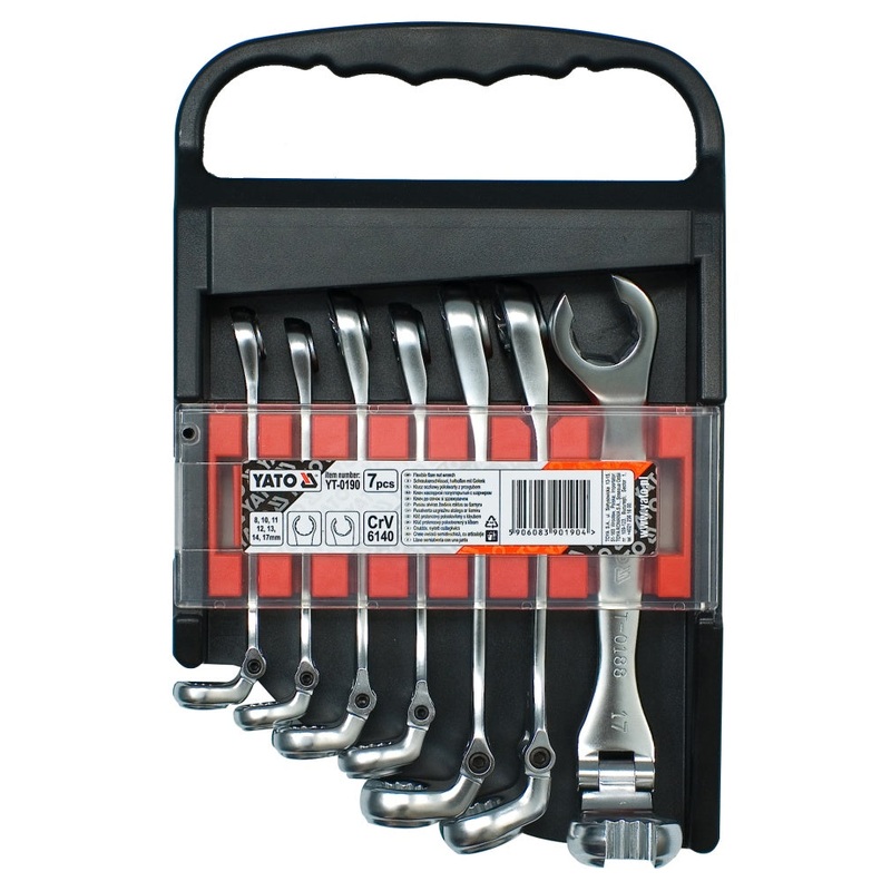 YATO YT-0190 FLEXIBLE FLARE NUT WRENCH SET