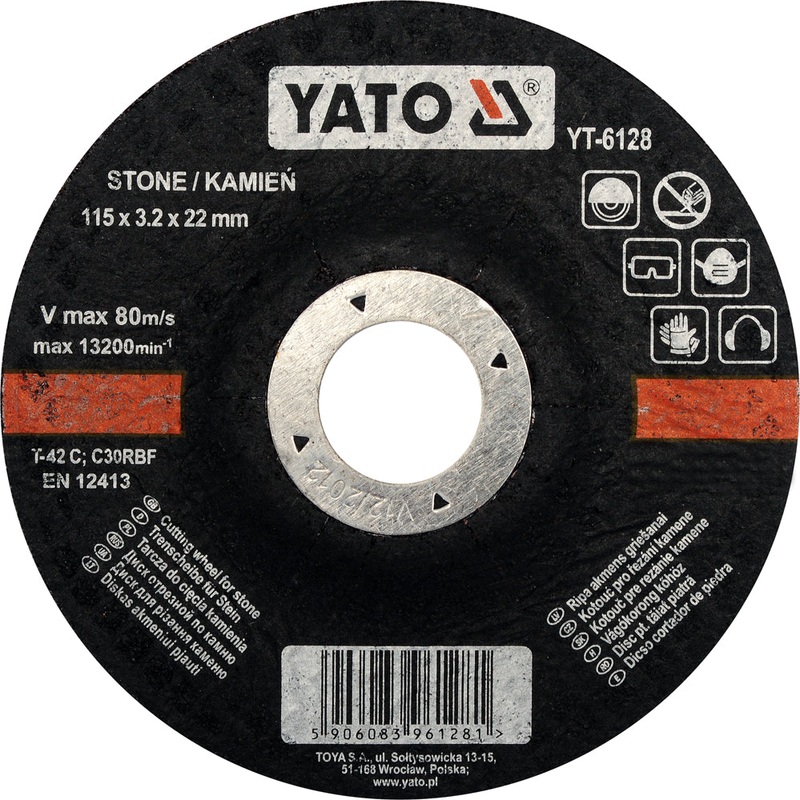 YATO YT-6128 Cutting wheel for stone