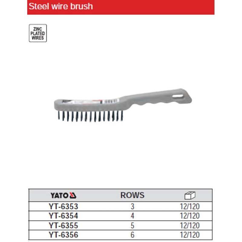 YATO YT-6353 Steel wire brush
