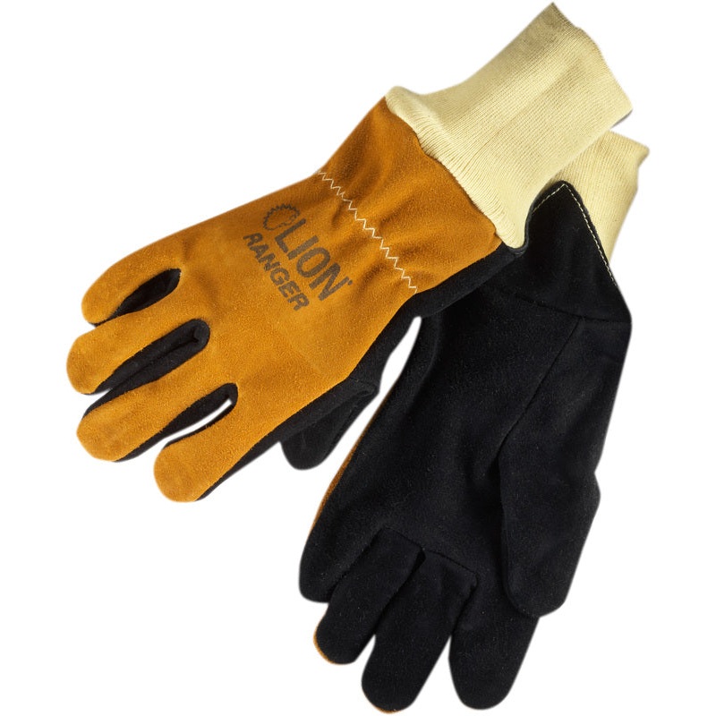 LION LEATHER GLOVES WITH AIRHOLE