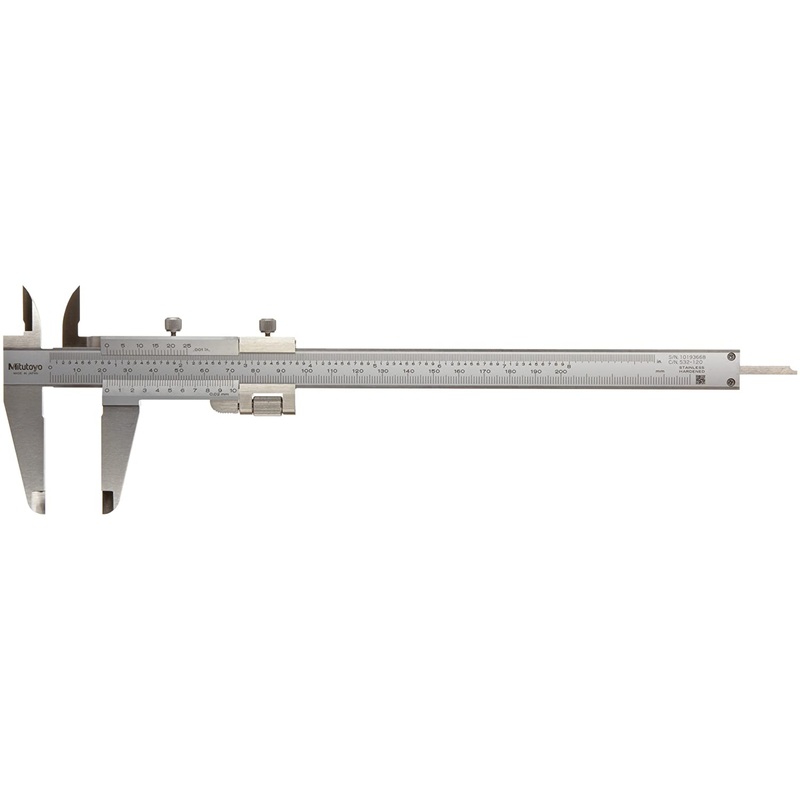 MITUTOYO 532-120 VERNIER CALIPER WITH FINE ADJUSTMENT 200MM