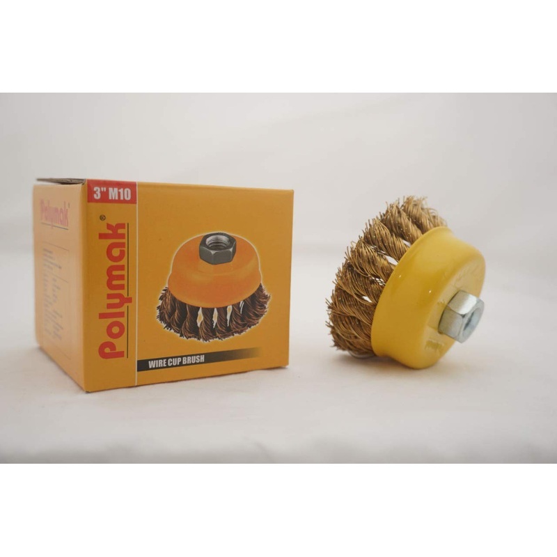 POLYMAK 3INCH TWIST WIRE BRUSH (M10)