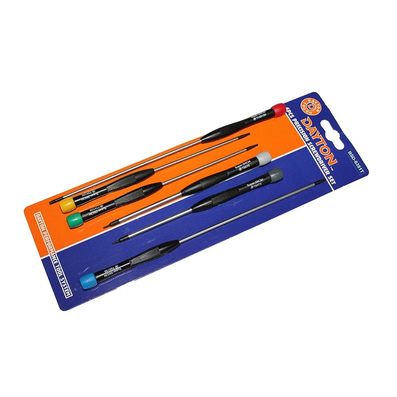DAYTON CS-6351T LONG PRECISION SCREW DRIVER SET