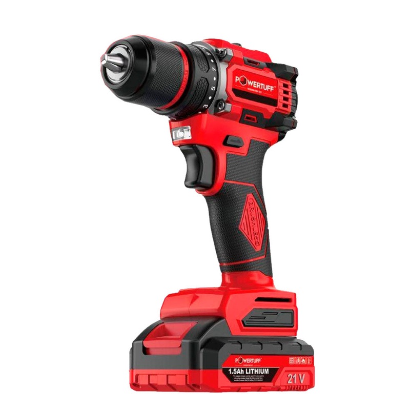 POWERTUFF CORDLESS DRILL 21V LI-ION  PT-21V BL