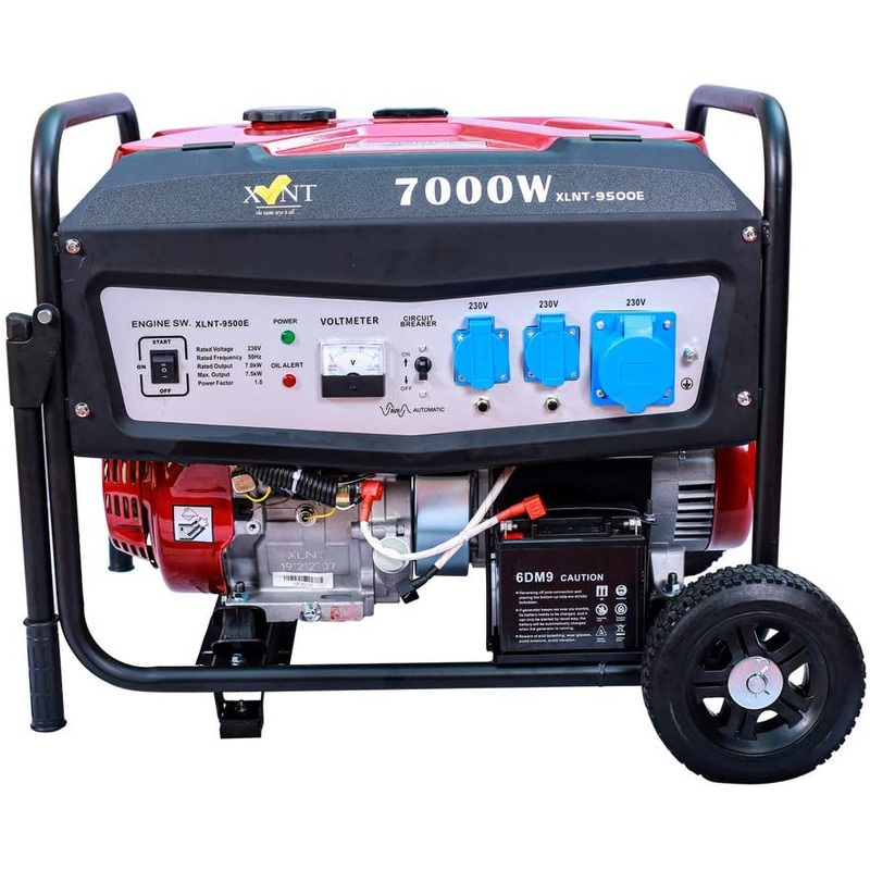 XLNT 7KW GASOLINE GENERATOR XT9500D MSI