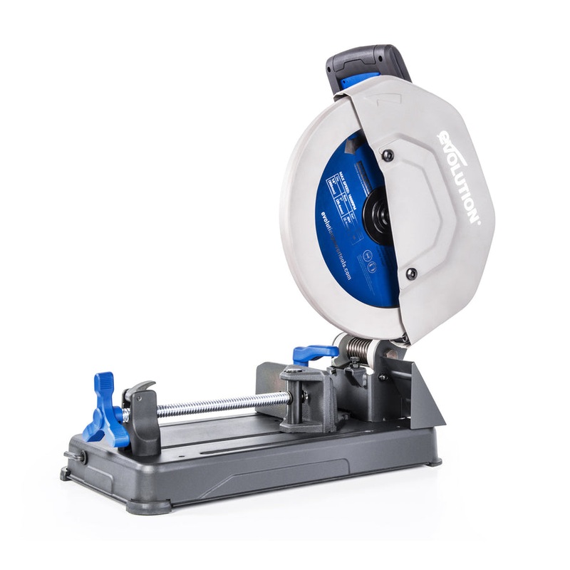 EVOLUTION Metal Cutting Chop Saw w/ 14" Mild Steel Blade
