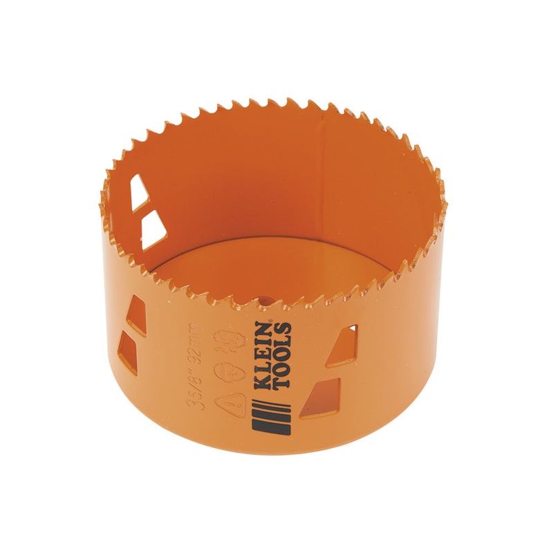 KLEIN TOOLS Bi-Metal Hole Saw, 3-5/8-Inch