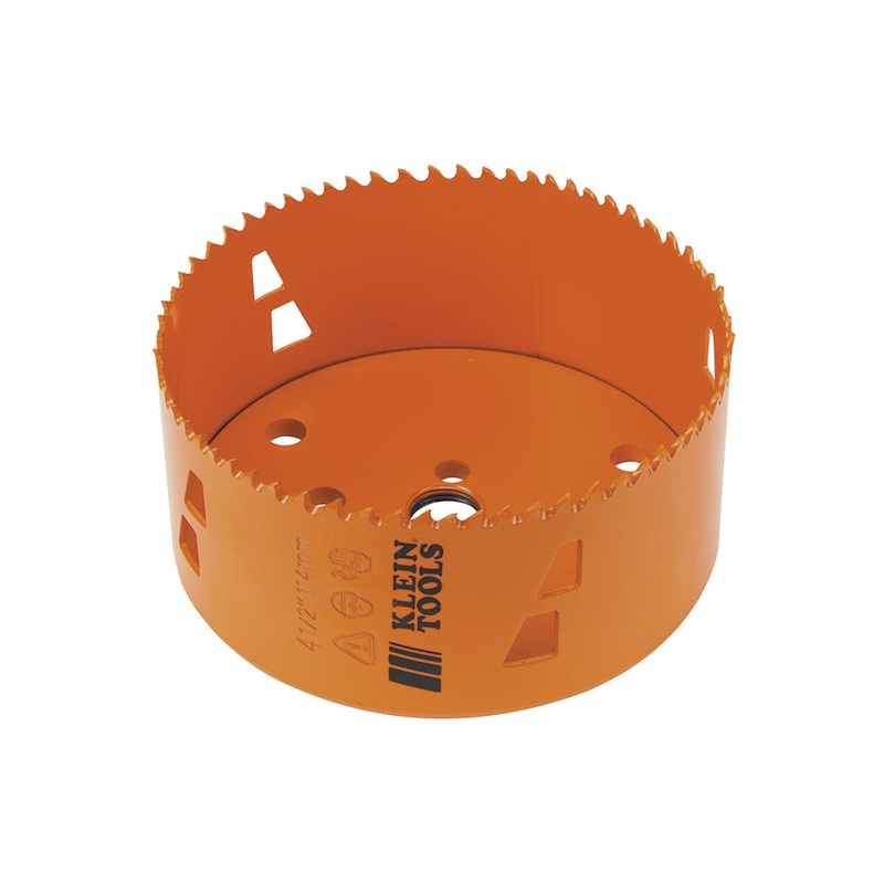 KLEIN TOOLS Bi-Metal Hole Saw, 4-1/2-Inch