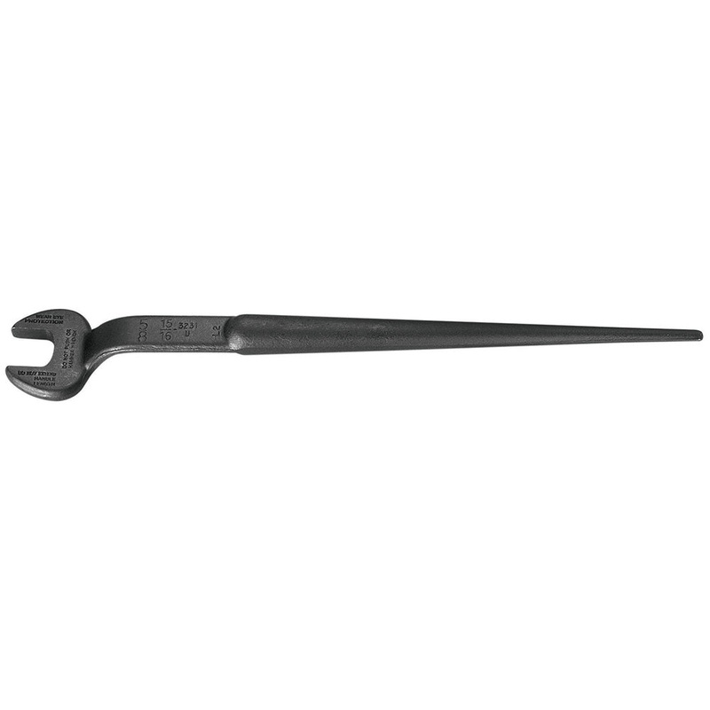 KLEIN TOOLS Spud Wrench, 1-1/16-Inch Nominal Opening for Utility Nut