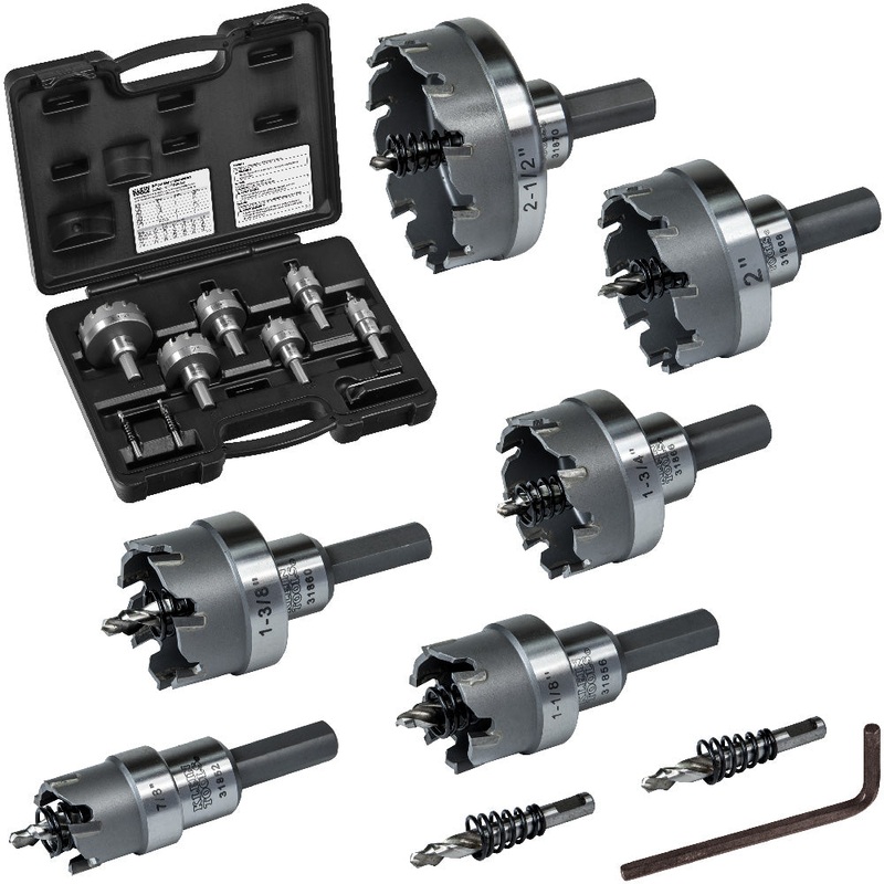 KLEIN TOOLS 8 PC. Master Electrician Hole Cutter Kit