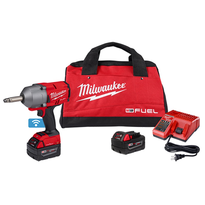 MILWAUKEE M18 FUEL 1/2 Ext. Anvil Controlled Torque Impact Wrench w/ ONE-KEY Kit