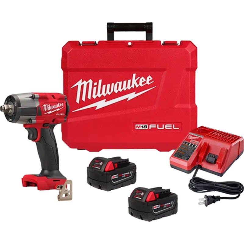 MILWAUKEE M18 FUEL 1/2" Mid-Torque Impact Wrench w/ Friction Ring Kit