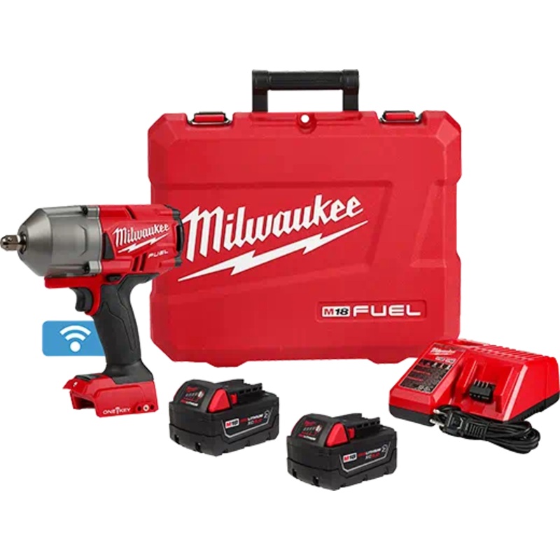 MILWAUKEE M18 FUEL w/ ONE-KEY High Torque Impact Wrench 1/2" Pin Detent Kit