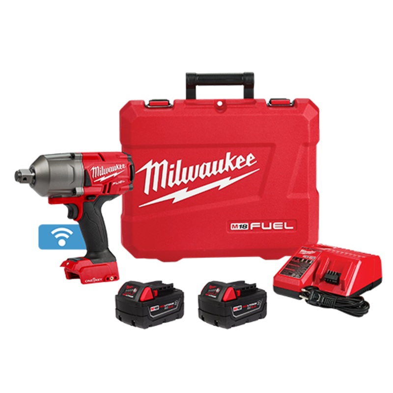 MILWAUKEE M18 FUEL w/ ONE-KEY High Torque Impact Wrench 3/4" Friction Ring Kit
