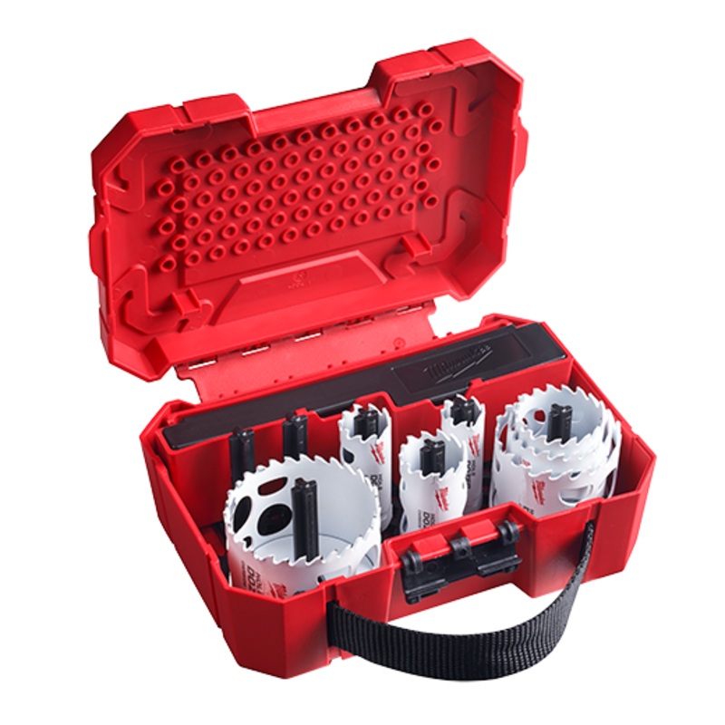 MILWAUKEE 12 PC. HOLE DOZER w/ Carbide Teeth Plumber's Hole Saw Kit