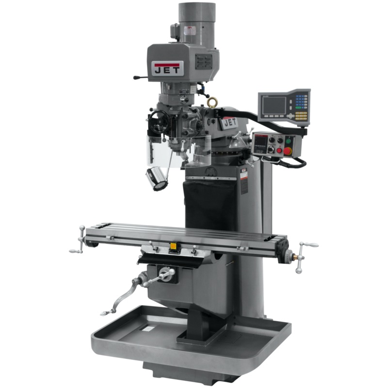 JET JTM-949EVS/230 Electronic Variable Speed Vertical Milling Machine 230V 3Ph for Metalworking 3HP, 230V, 3Ph