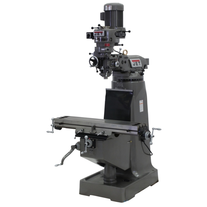 JET JTM-1 Mill w/3-Axis Newall DP500 DRO (Knee) for Metalworking