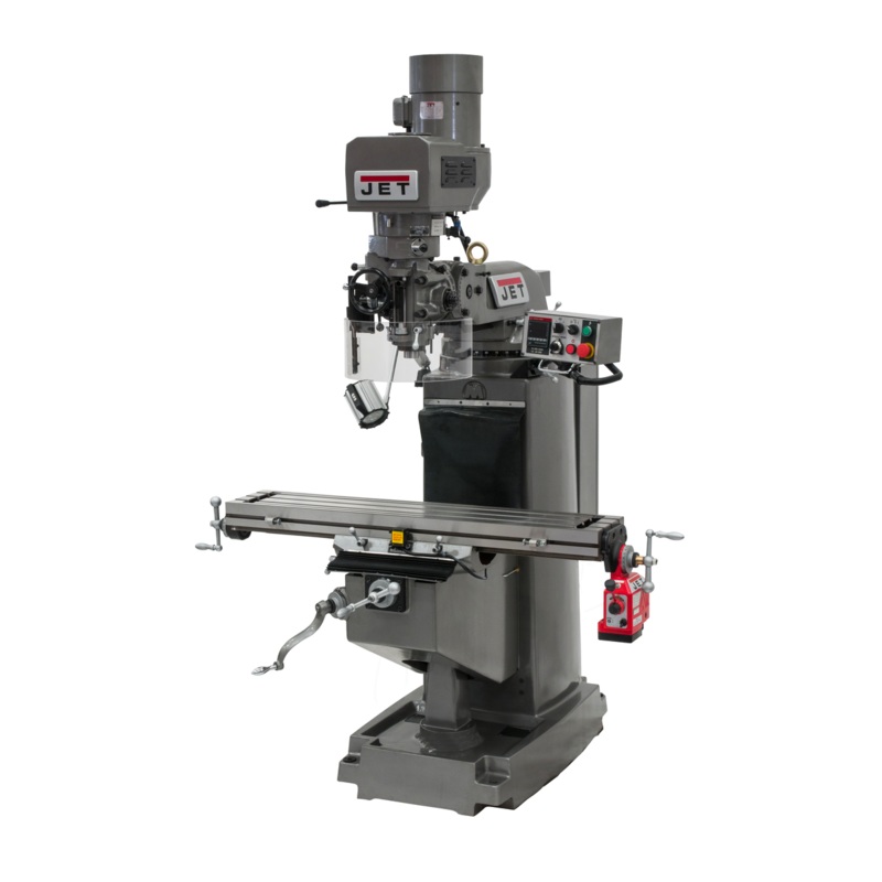JET JTM-1050EVS2/230 Mill w/ 3-Axis Acu-Rite MilPwr G2 CNC Controller