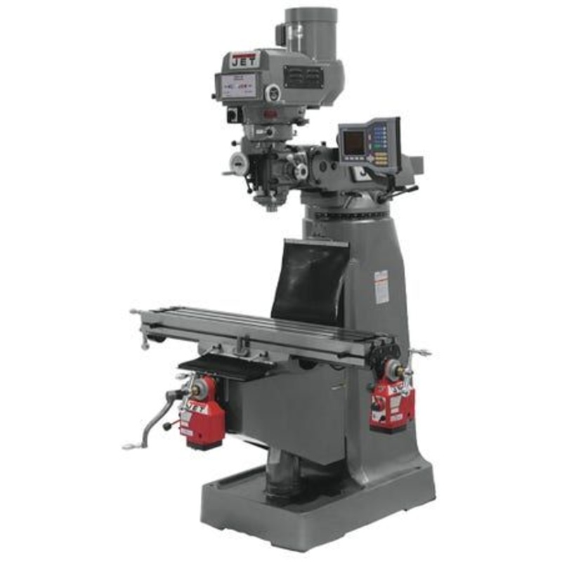 JET JTM-4VS-1 Mill With X and Y-Axis Powerfeeds in Metalworking, Milling, Vertical Mills