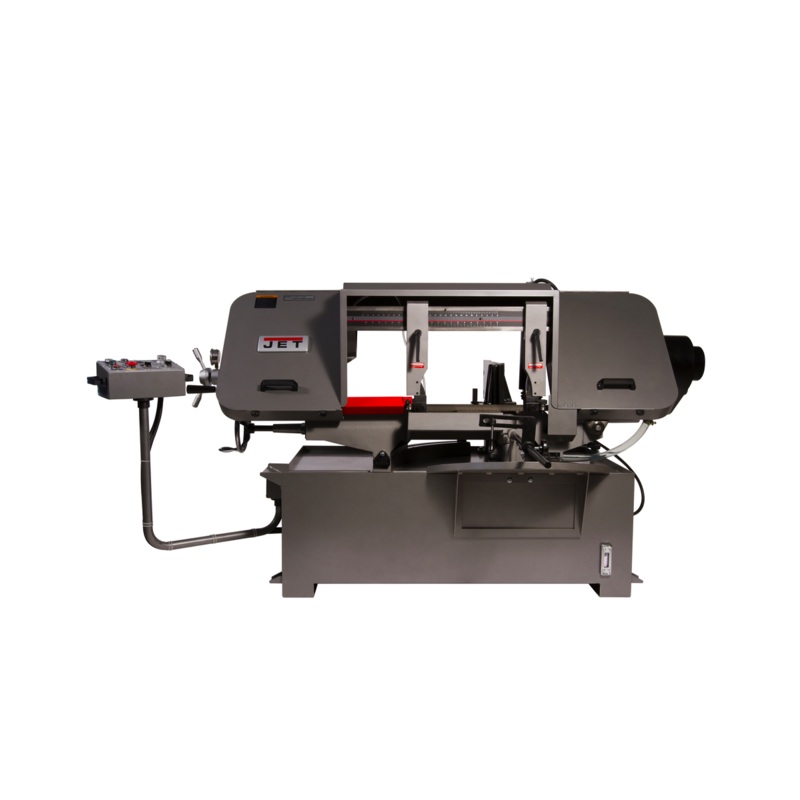 JET HBS-1220MSA, 12" X 20" Semi-Automatic Mitering Variable Speed Band Saw