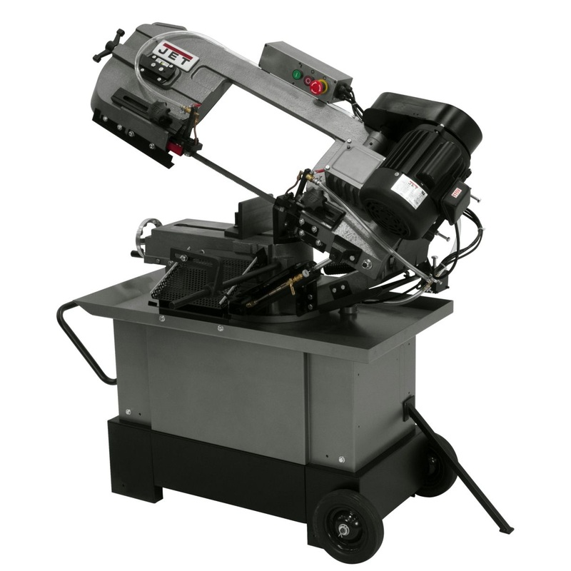 JET HVBS-710S, 7" X 10-1/2" Horizontal/Vertical Mitering Band Saw