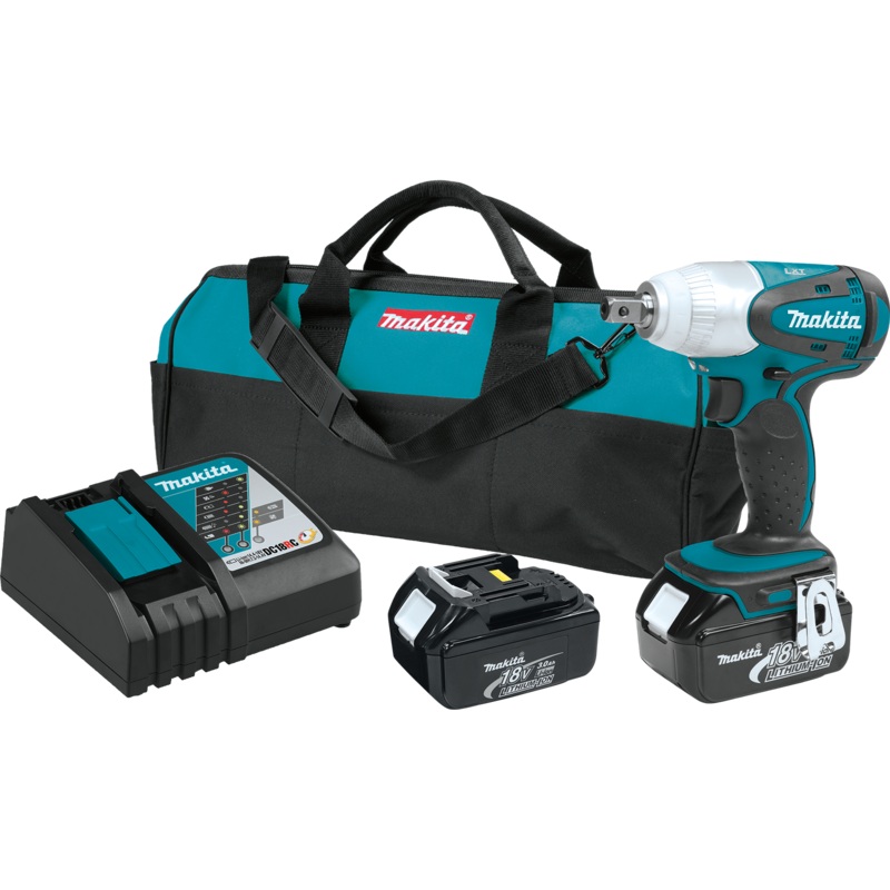 MAKITA 18V LXT 1/2" Sq. Drive Impact Wrench Kit