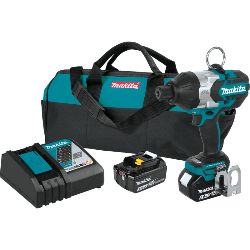 MAKITA 18V LXT HighTorque 7/16" Hex Impact Wrench Kit