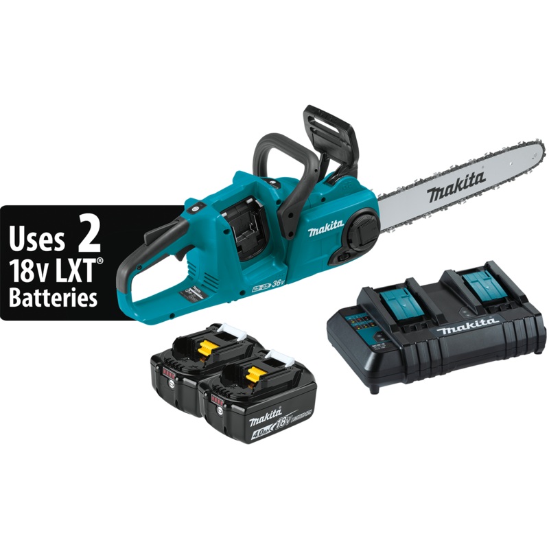 MAKITA 36V (18V X2) LXT 16" Chain Saw Kit