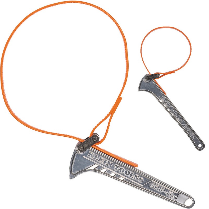 KLEIN TOOLS GRIP-IT 2 PC. 6" & 12" Handles Strap Wrench Kit
