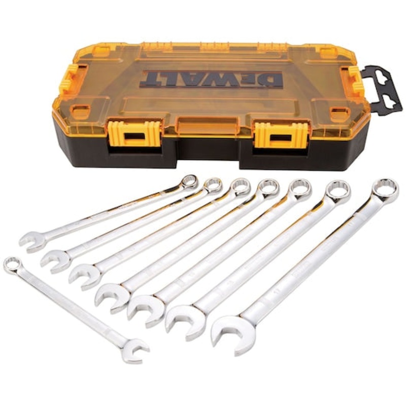 DEWALT 8 PC. Combination Wrench Set - Metric