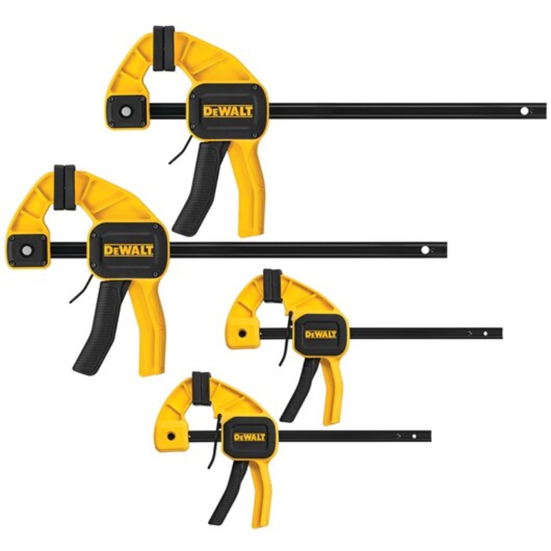 DEWALT Medium & Large Trigger Clamps (4 PK)