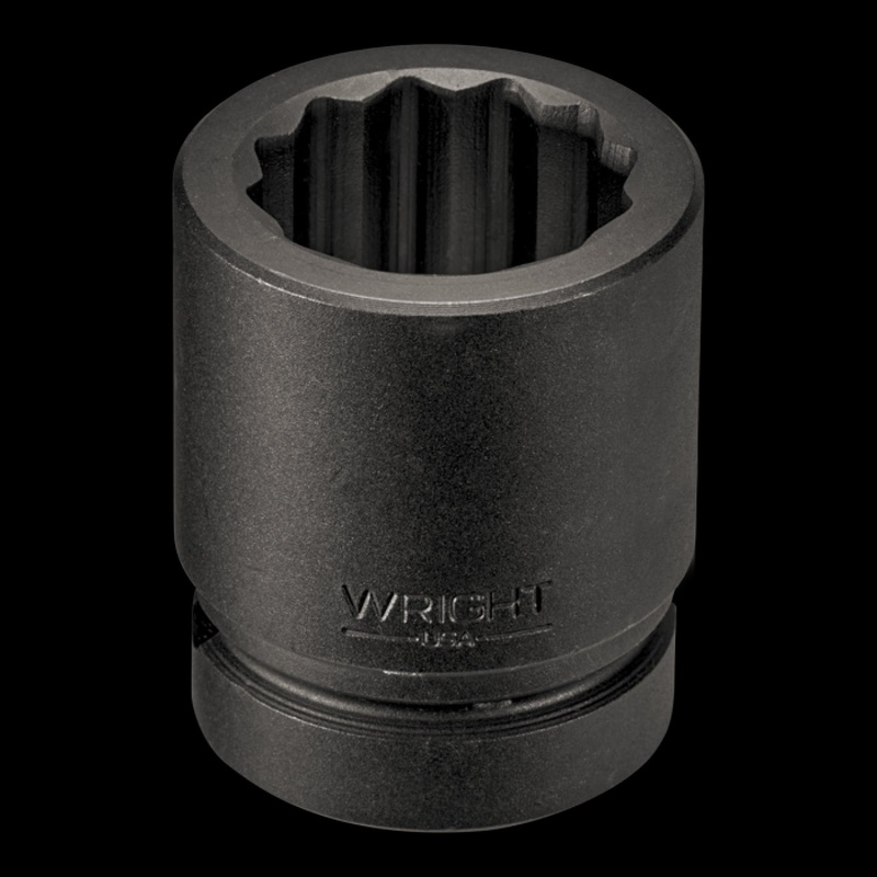Wright Tool 67H22 3/4" Drive 12 Point Standard Impact Socket - 11/16"