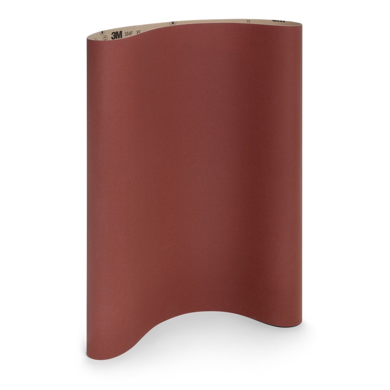 3M Cloth Belt 384F, 120+ XF-weight, 37 in x 75 in, Sine-lok, Single-flex