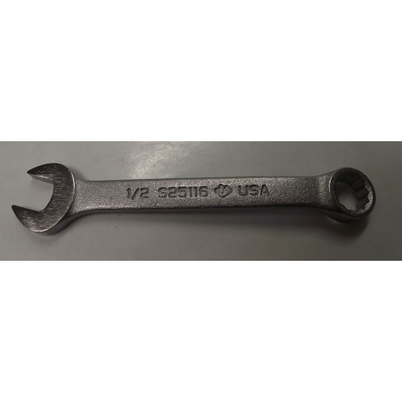 Armstrong S25116 1/2" 12 Pt Short Satin Combination Wrench USA