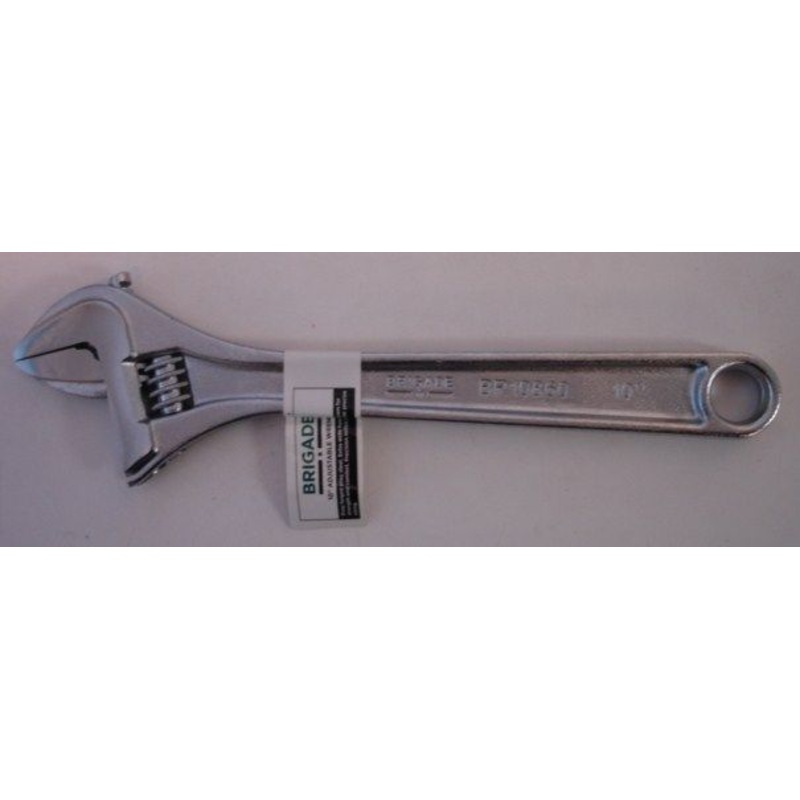 Brigade BR10860 10" Chrome Adjustable Wrench