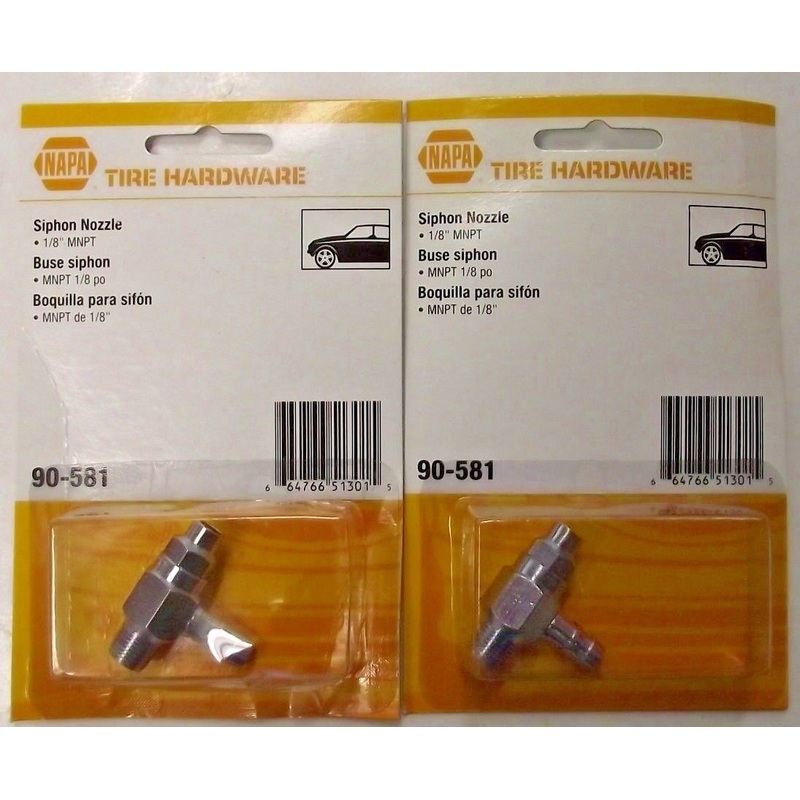 Napa 90-581 Siphon Nozzle 1/8" MNPT 2pcs.
