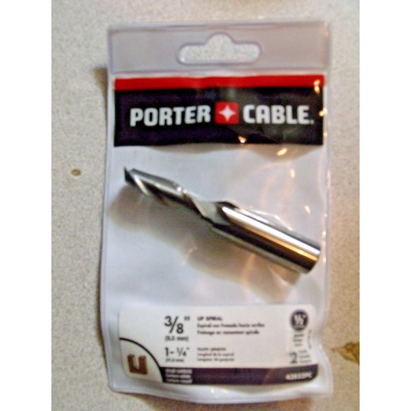 Porter Cable 43833PC Straight Up-Cut Spiral Router Bit