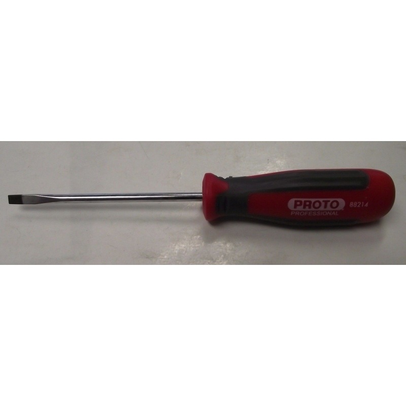 Stanley Proto J88214 Proto Super Proto Slotted Round Cabinet Screwdriver USA