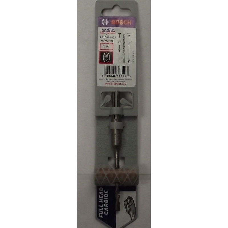 Bosch HCFC2010 3/16" x 2" x 4" SDS+ X5L Drill Bit Germany