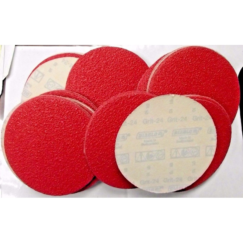 Diablo 2610017911 50 Pack U-Sand Hook & Lock 6" 24 Grit Sanding Discs