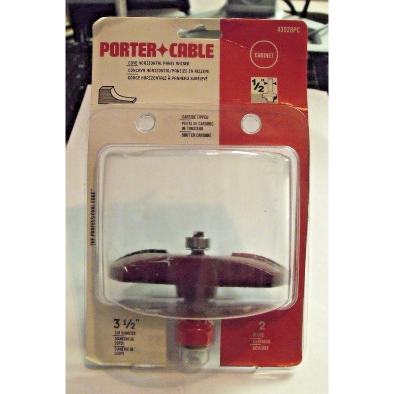Porter Cable 43528PC Horizontal Panel Raiser Router Bit