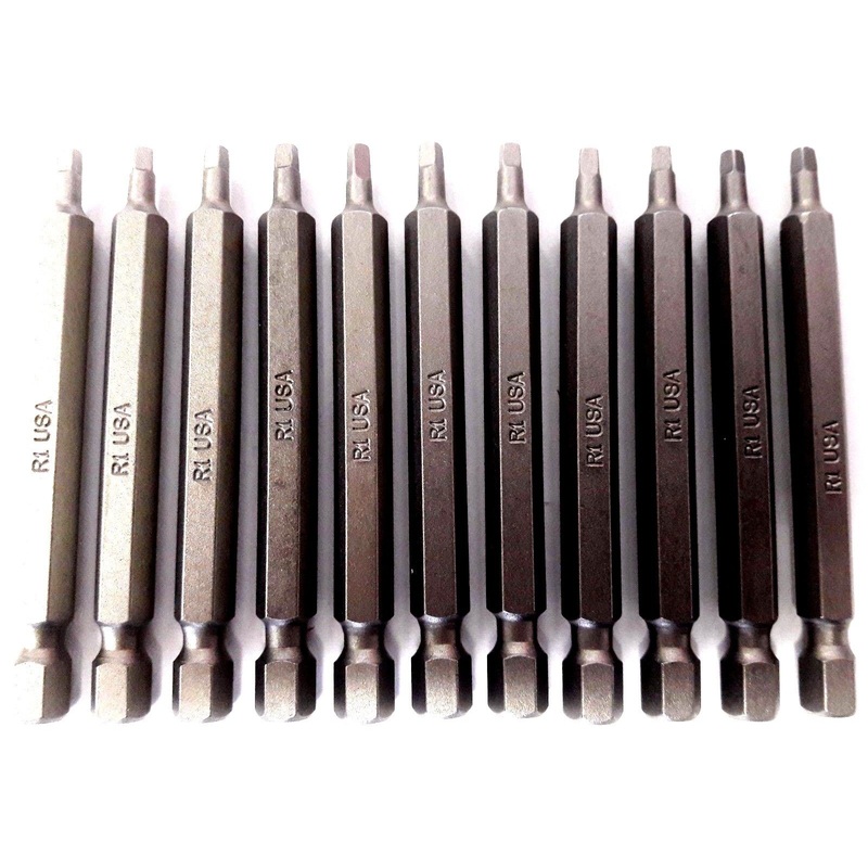 Bosch 29055 #1 x 2-3/4 Square Insert Bit 10-Pack USA