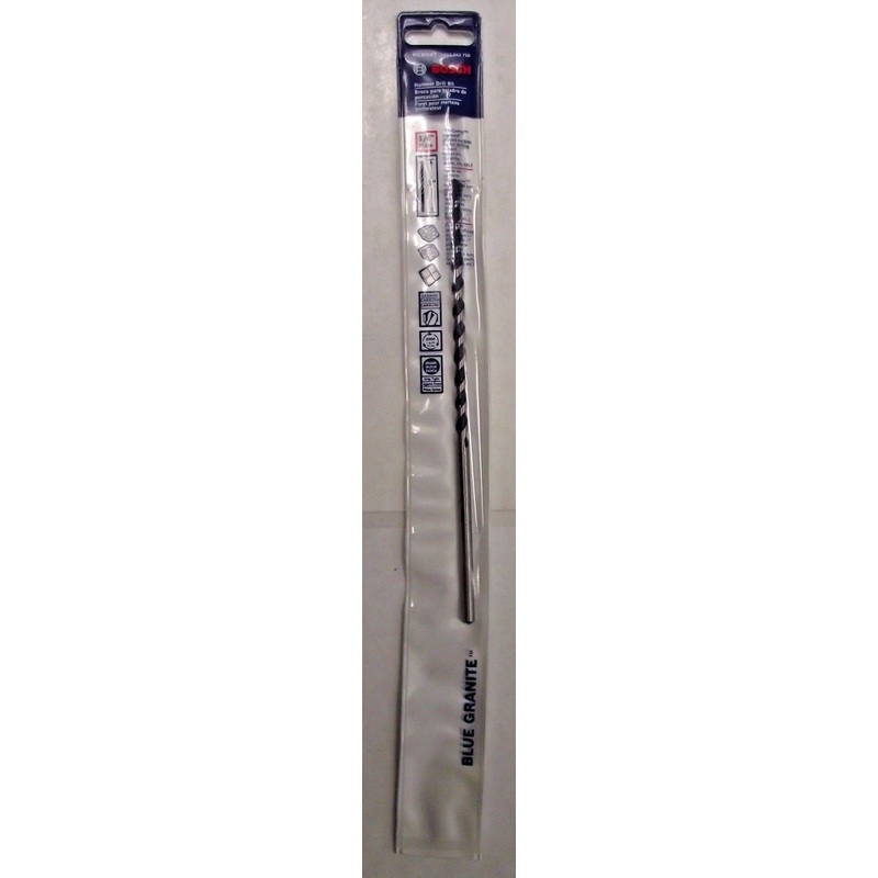 Bosch HCBG07 1/4 x 8" Blue Granite Hammer Drill Bit Germany