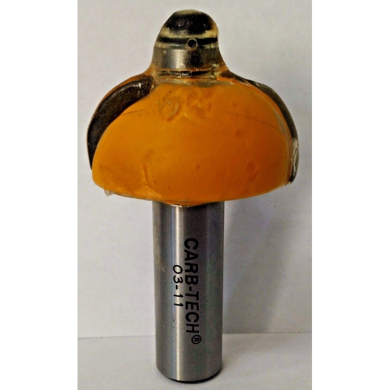 Carb Tech  " x 1-3/8" Cove Router Bit  " Shank #11