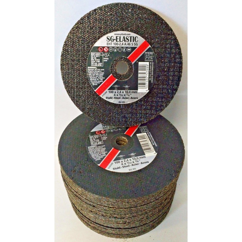 Pferd 63501 4" 3/32" x 3/8" Metal Cut-Off Wheels 3/8 Arbor Germany 25 Wheels