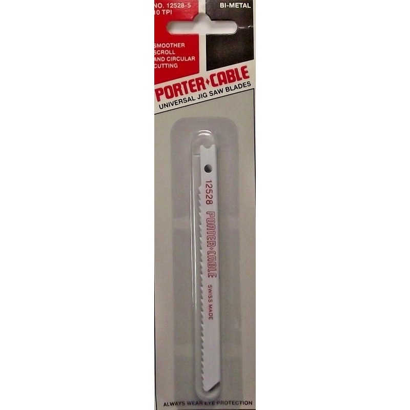 Porter Cable 12528-5 U-Shank Jig Saw Blades 10TPI 5pcs.