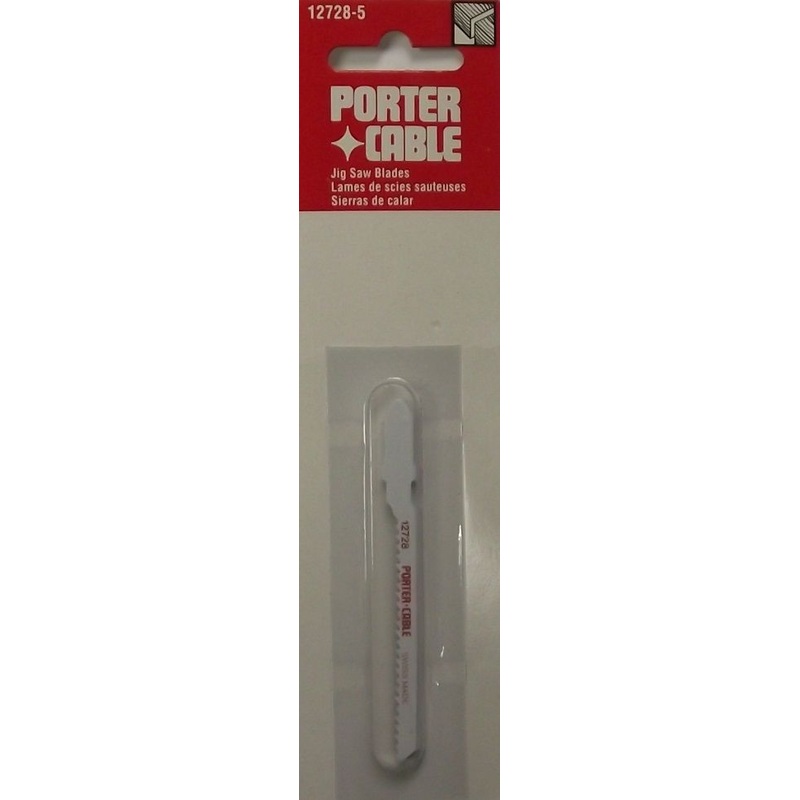 Porter Cable 12728-5 T-Shank Jig Saw Blades 12TPI 5pcs.