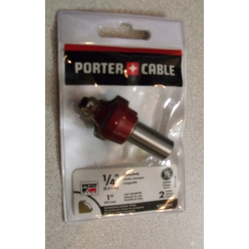 Porter Cable 43597PC 1/4" Beading Carbide Router Bit 1/2 Shank *K